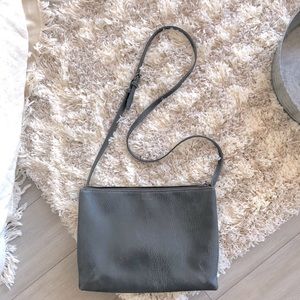 Matt and Nat vegan crossbody bag, dark grey